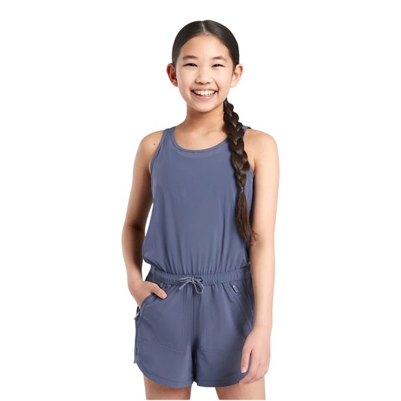 Athleta Girl On the Go Romper L/12 - Picture 1 of 5